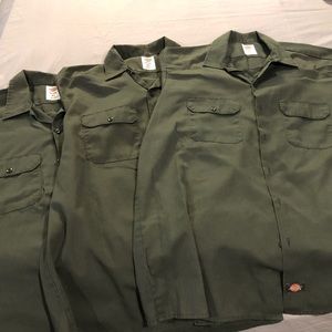 Bundle of 3 Men’s Dickies work shirts